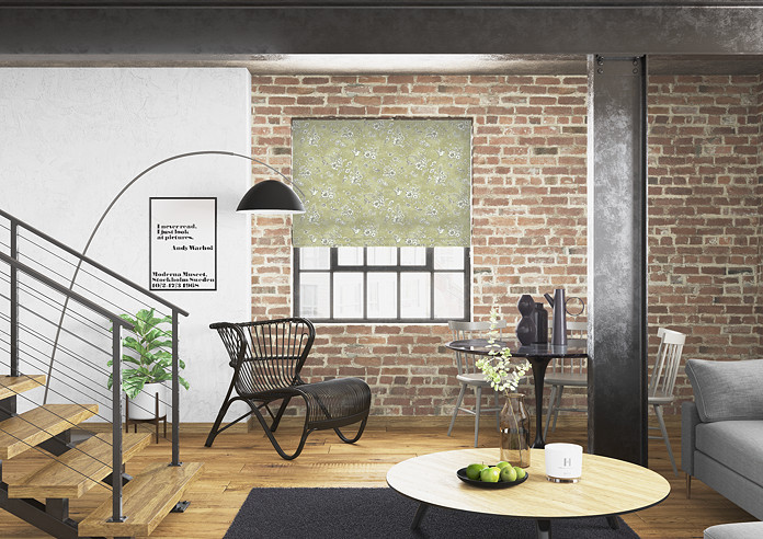 Finch Toile, Willow - Roman Blind - Image 5